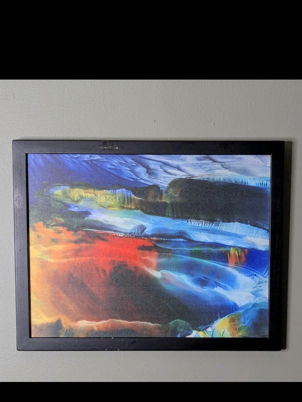 Encaustic Painting Modernism  Expressionism By Verdie Thomas Taggert Framed Art